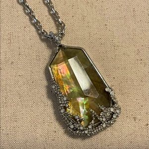 Ocean Lace Long Pendant